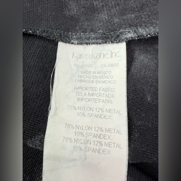 Vintage Karen Kane Metallic Stretchy Two Piece Set Tank Top and Cardigan XL/L - Picture 15 of 17